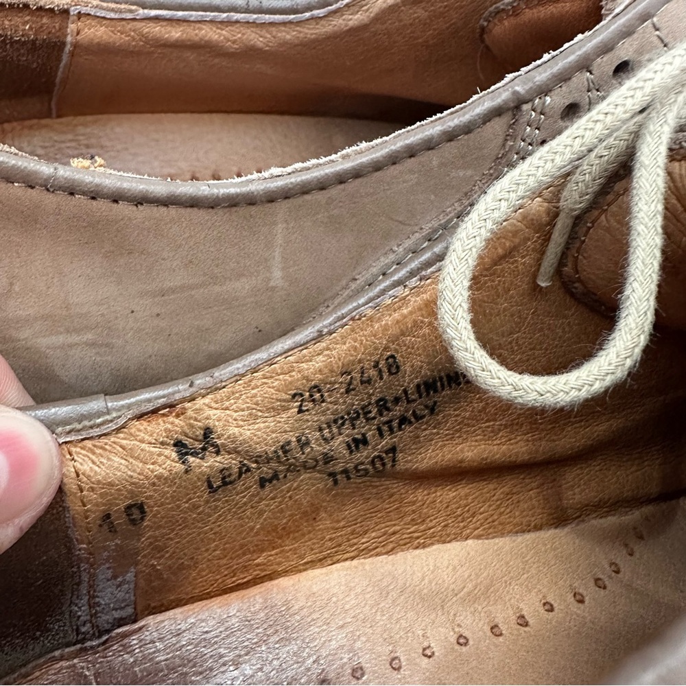 Johnston and Murphy passport made in Italy leather oxfords - Picture 5 of 7
